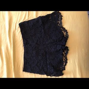 Black Lace overlay shirts from Zara